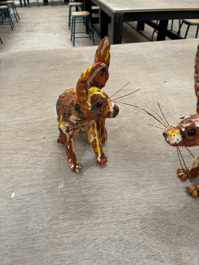 Two Hares Meeting
